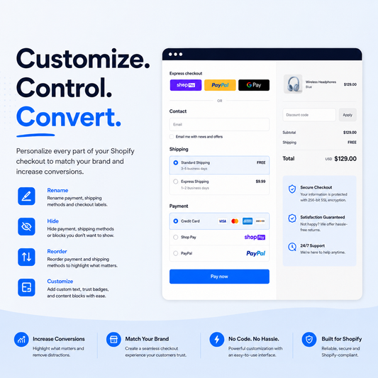 Rivio Checkout Customizer